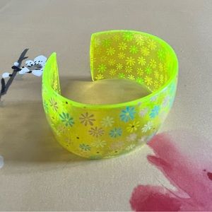 Neon plastic bracelet